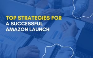 Business professionals analyzing data for successful Amazon product launch strategies.